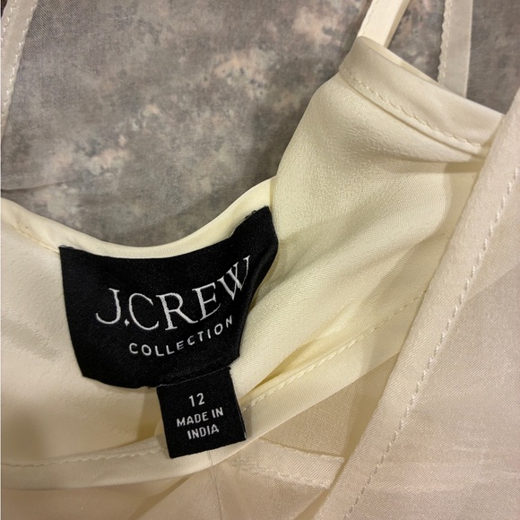 J. Crew Cream Midi Dress Size 12 - Picture 12 of 12